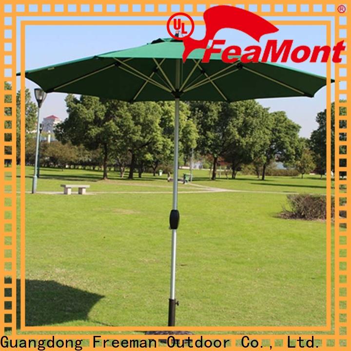 FeaMont colorfastness square garden umbrella in different color for engineering