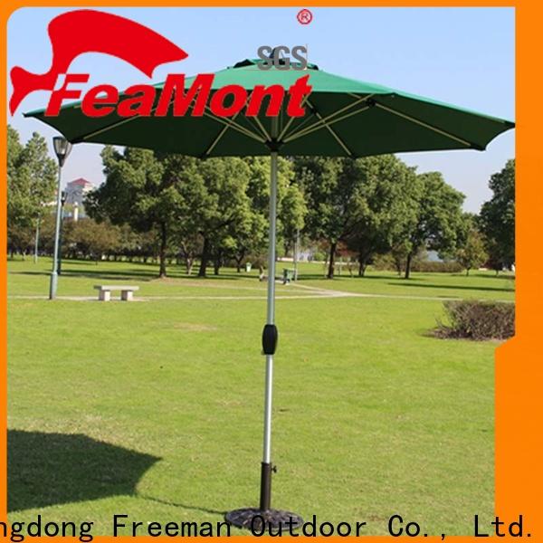 FeaMont printed sun garden umbrella solutions for disaster Relief