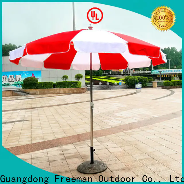 FeaMont splendid red beach umbrella supplier for sports