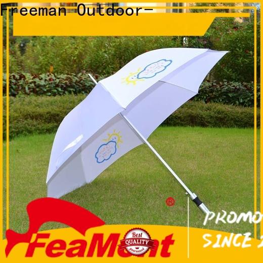 FeaMont pongee personalized umbrellas owner for disaster Relief