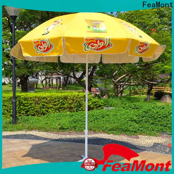 FeaMont advertising large beach umbrella China for exhibition