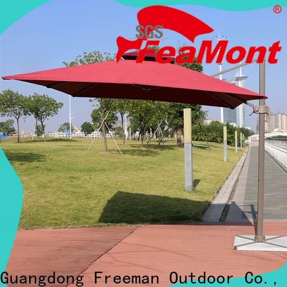 FeaMont colorfastness outdoor umbrella production for trade show