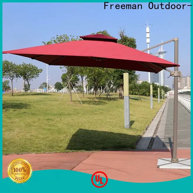 outdoor square garden umbrella aluminum sensing for camping