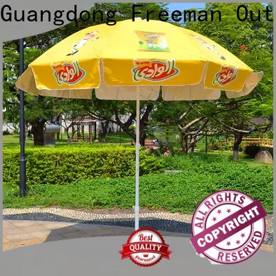 FeaMont printing black and white beach umbrella type for wedding