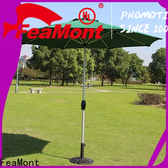 FeaMont stable wind up garden umbrella cancopy for advertising