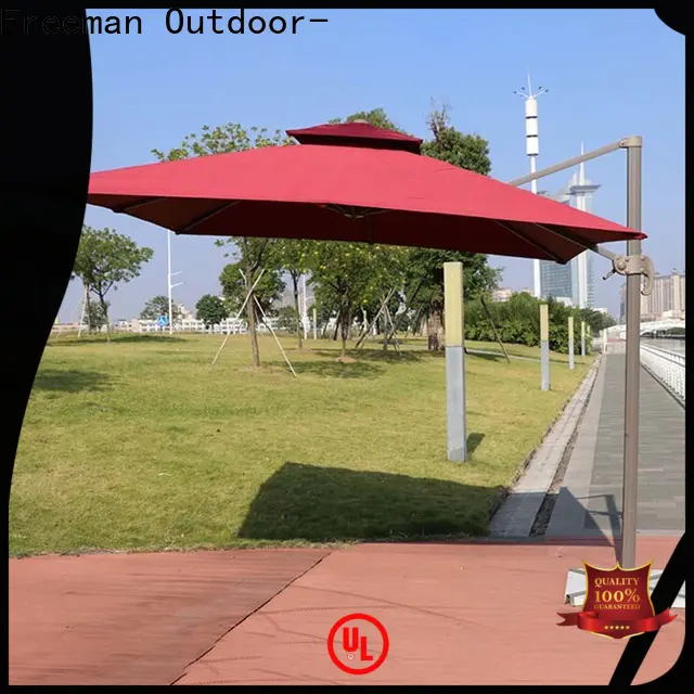 FeaMont printed grey garden umbrella cancopy for sport events