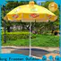 FeaMont industry-leading black and white beach umbrella type for disaster Relief