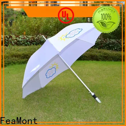 FeaMont printed umbrella design marketing for exhibition