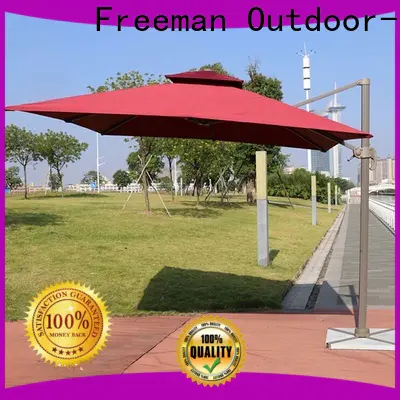 FeaMont high-quality white garden umbrella package for advertising