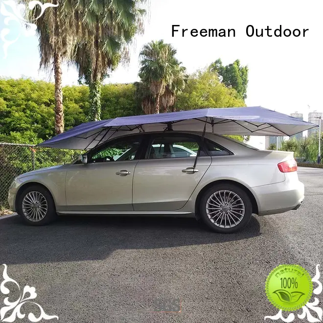 FeaMont fiberglass auto umbrella widely-use for outdoor exhibition