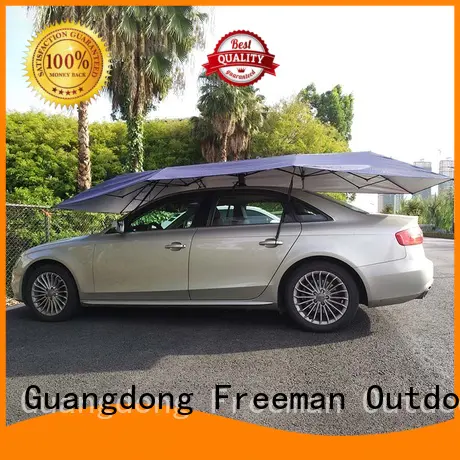 Freeman Outdoor first-rate car umbrella tent Silver for sport events