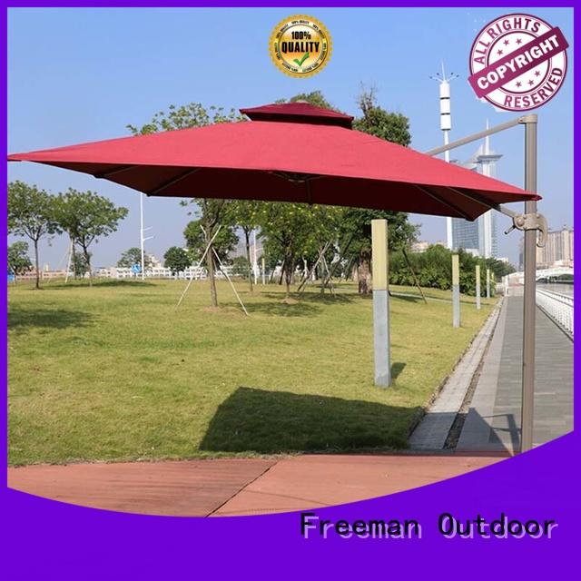 Freeman Outdoor aluminum promotional garden umbrella for exhibition