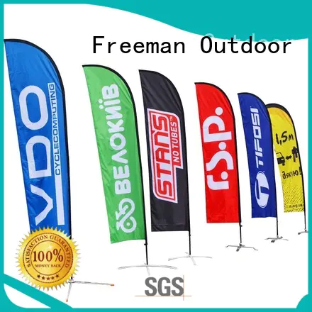 Freeman Outdoor stable mini beach flag wholesale