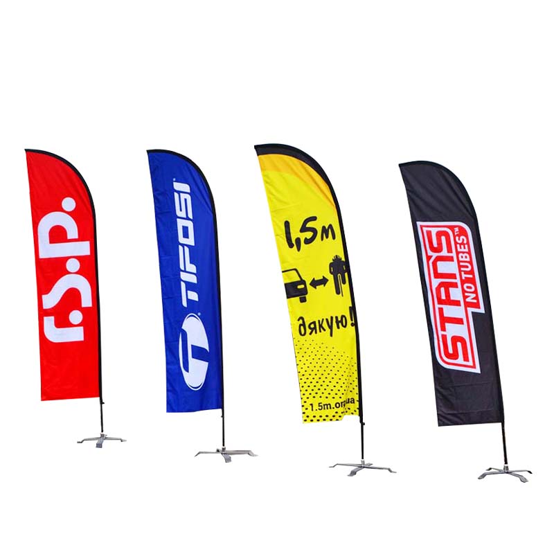 FeaMont affirmative feather flag printed for trade show-2