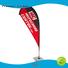 nice beach flag banners palette in different color for sport events