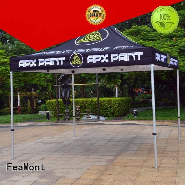 FeaMont printed display tent production for sport events