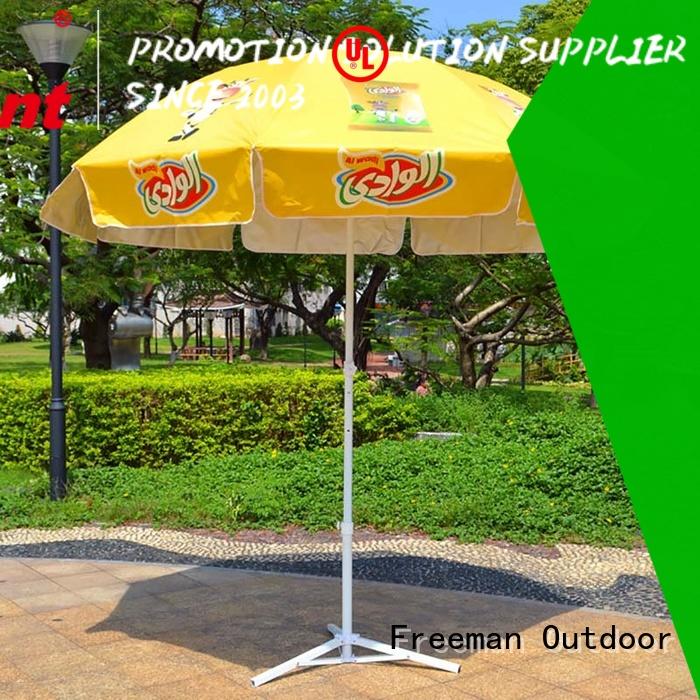 inexpensive best beach umbrella advertising type in street