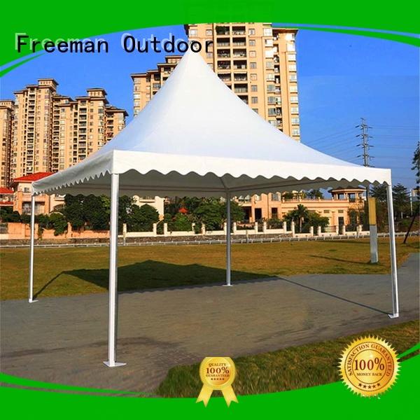 trade 10x10 canopy tent in different shape for sporting Freeman Outdoor