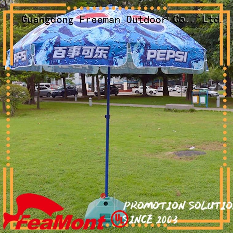 FeaMont top large beach umbrella for exhibition