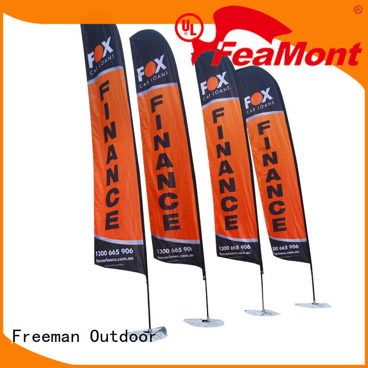 printed beach flag banners advertising price for outdoor activities