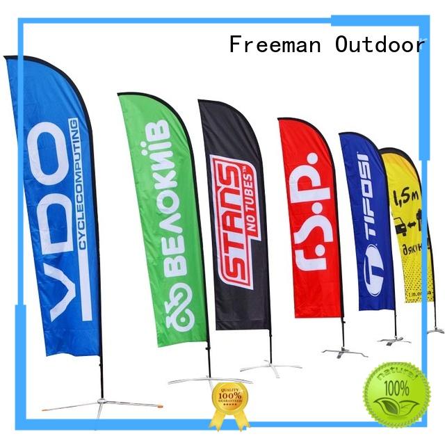 FeaMont fiberglass feather flag banners in different color for advertising