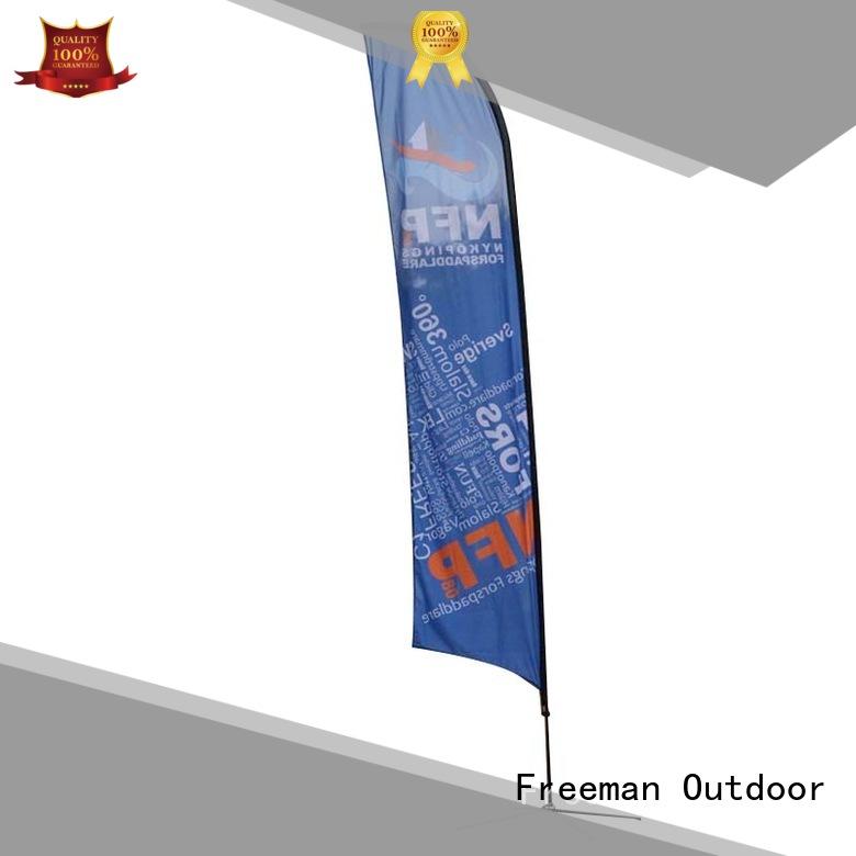 FeaMont advertising feather flag banners for competition