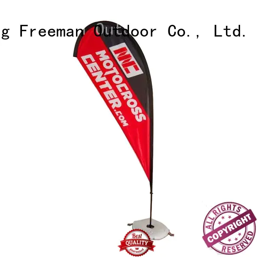 resistance mini beach flag certifications for sport events Freeman Outdoor