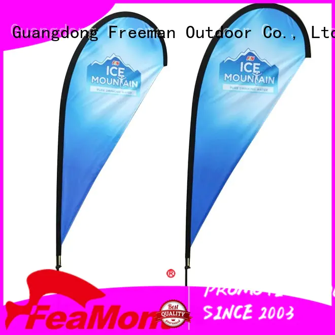FeaMont fiberglass event flag certifications for outdoor exhibition