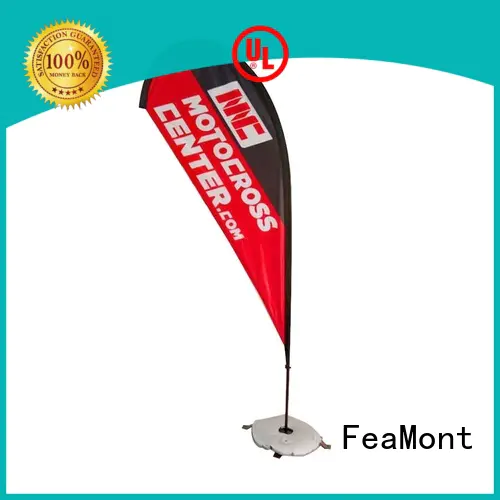FeaMont stable feather flag banners cancopy for camping