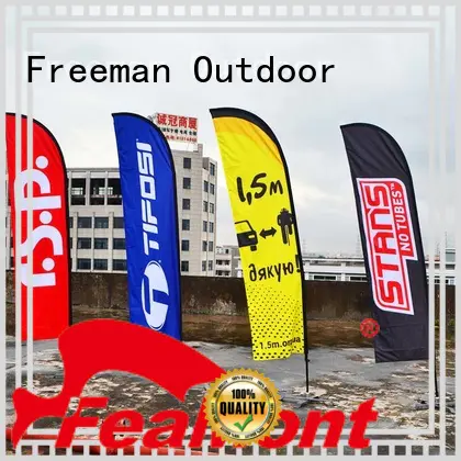 Freeman Outdoor affirmative white beach flag cost for outdoor activities