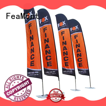 FeaMont resistance beach flag printing marketing for advertising
