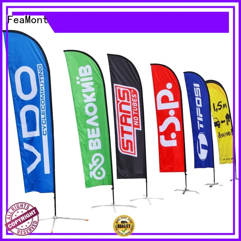 stable feather flag banners wind-force for-sale for outdoor exhibition