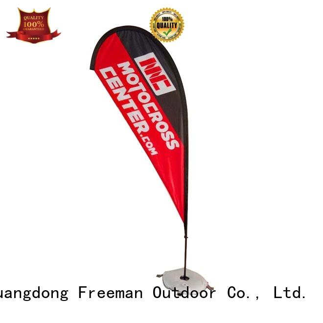 FeaMont aluminum teardrop flag certifications for outdoor activities