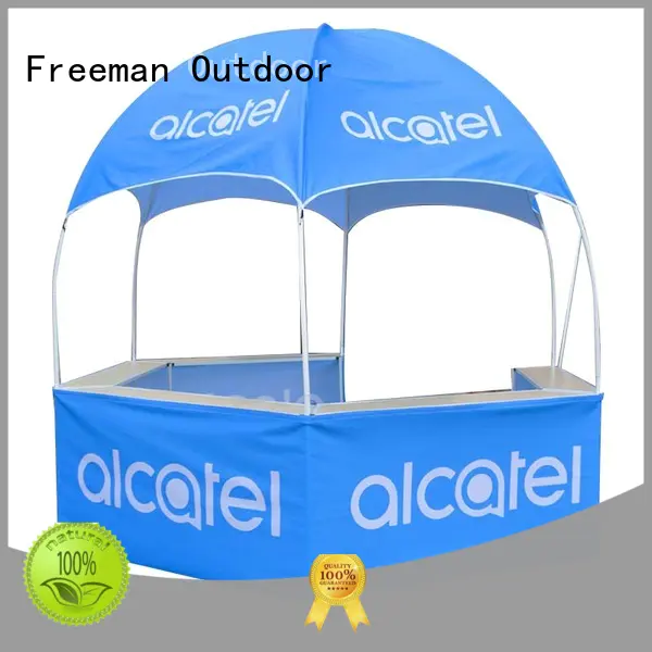 FeaMont printed dome kiosk production for sporting