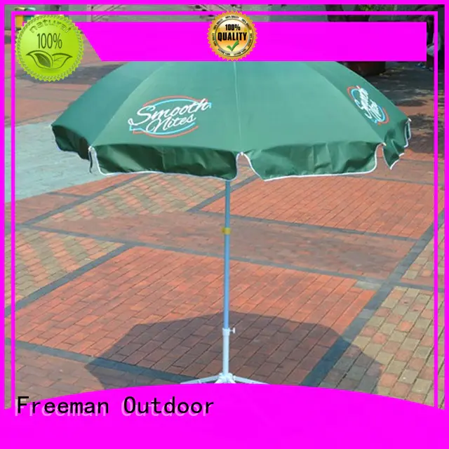 outdoor black and white beach umbrella effectively for advertising FeaMont