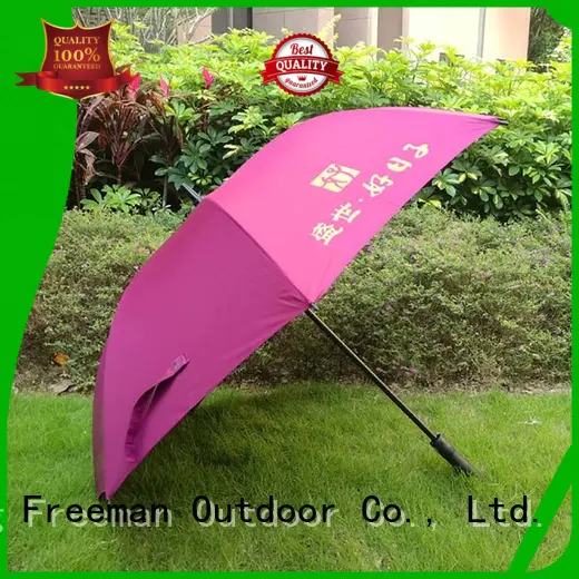 FeaMont ribs golf umbrella marketing for exhibition