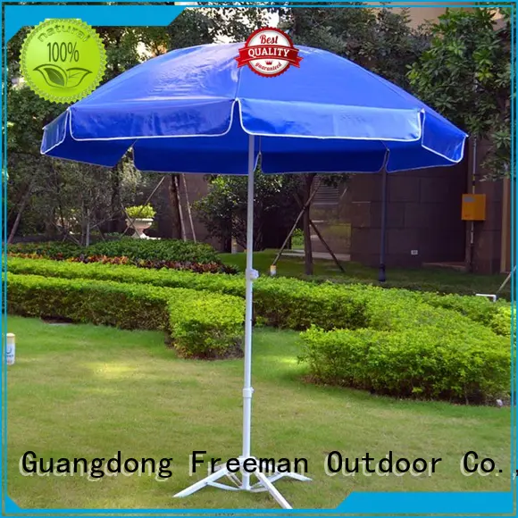 FeaMont foldable beach umbrella effectively for exhibition