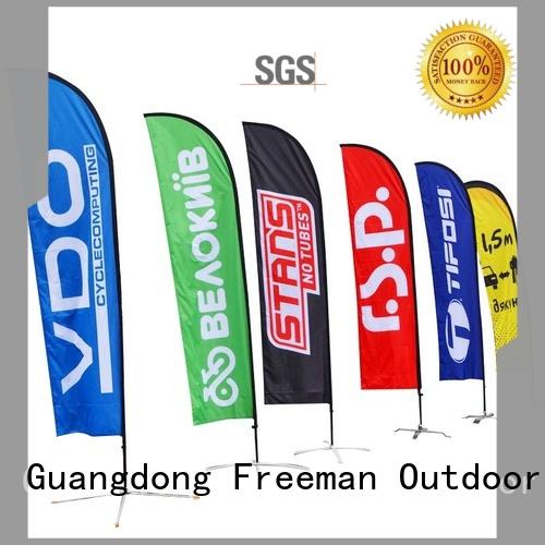 flag banners feather in different color for sports