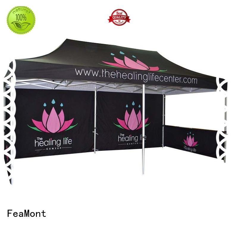 FeaMont customized display tent certifications for sports