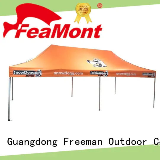 FeaMont printed display tent production for disaster Relief