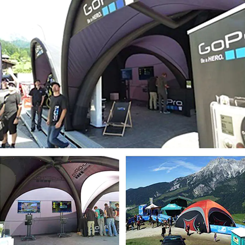 Exhibition events sports custom printing promotional air canopy marquee gazebos inflatable tents