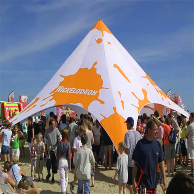 Custom Event Spider Tent Camping Beach Star Spider Tent For Outdoor Display Event