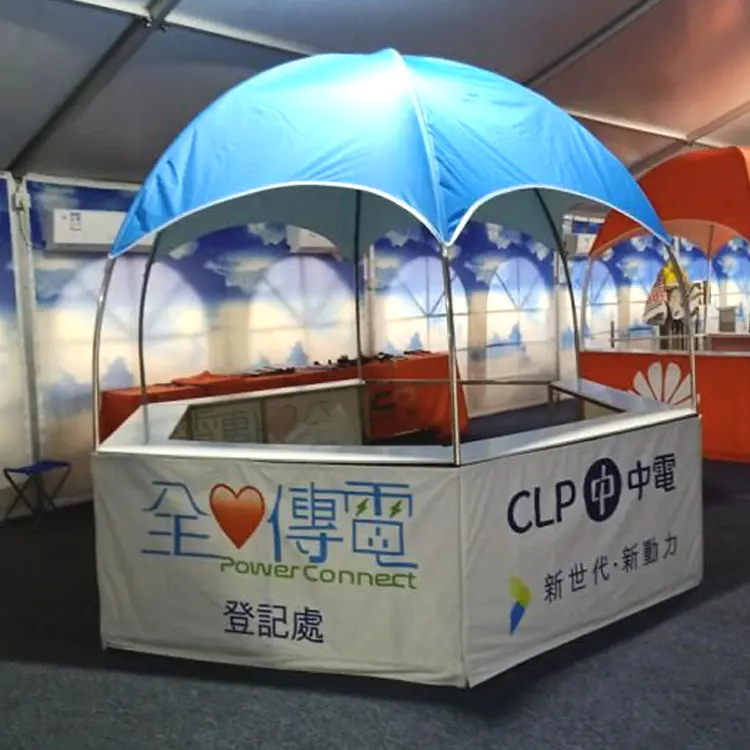 Hot Sale Booth 3x3 promotional portable kiosk advertising dome tent