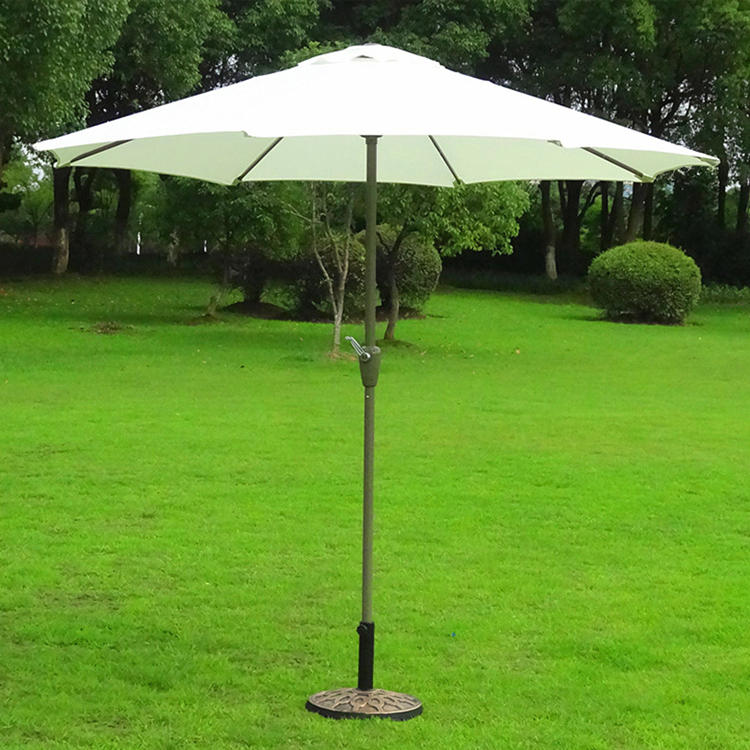 Single top Steel hand cranking Garden umbrella