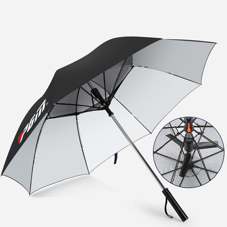 Innovative new Multifunctional uv protective cooling fan umbrellas with mini fan