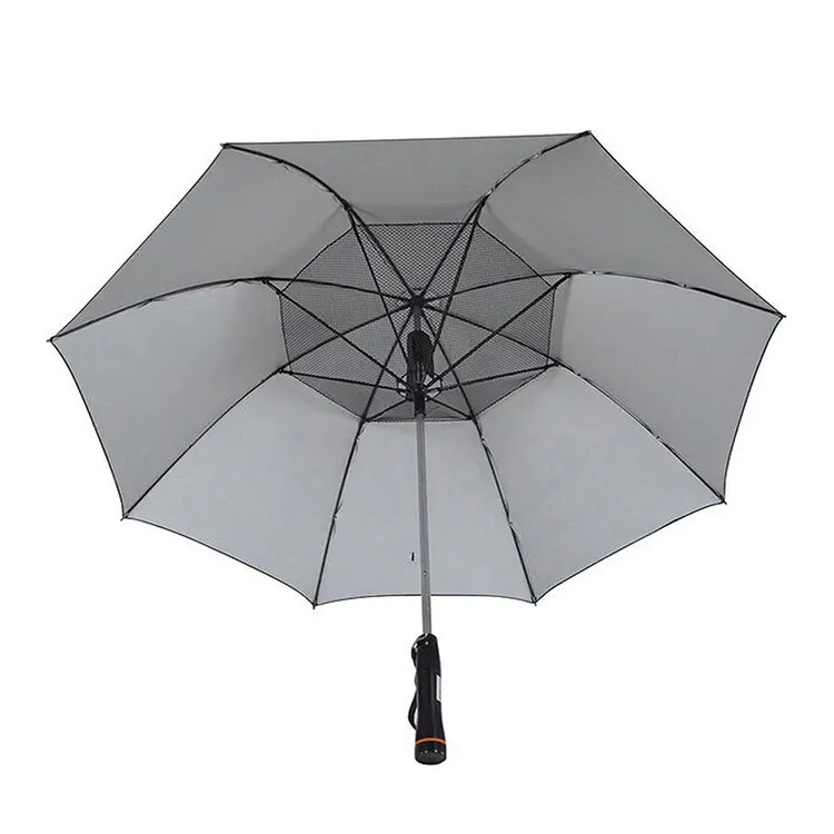 New Design Outdoor Multifunctional uv protection golf Umbrella With Fan