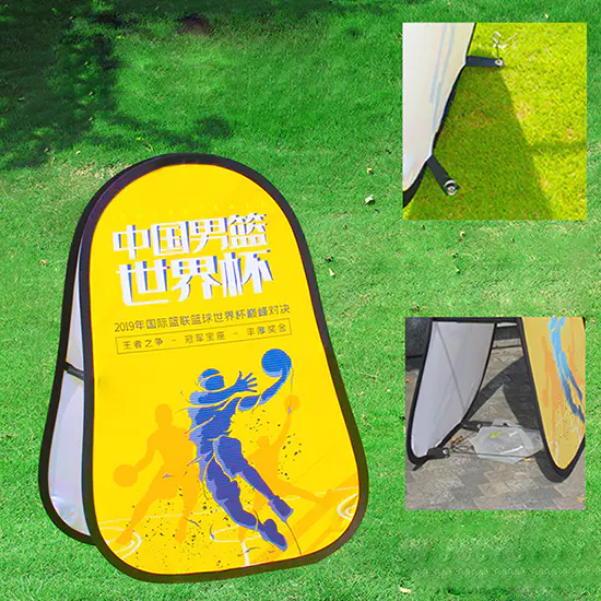 Custom Outdoor Advertising Pop Up A Frame Banner Display Stand