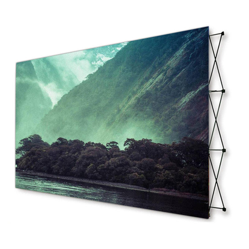fabric Exhibition Backdrop Display custom printed pop up banner stand advertising pop up banners