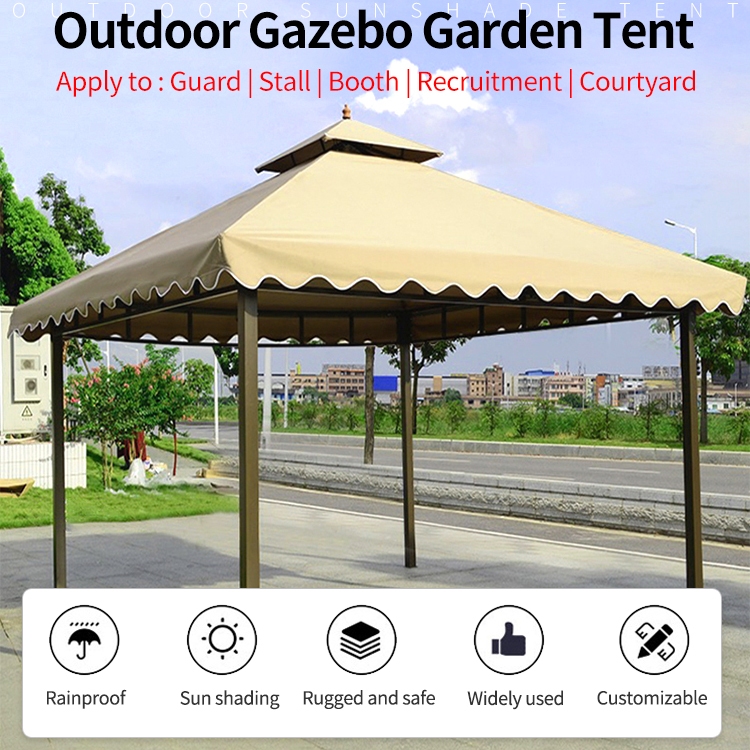 3x4m Outdoor Garden Aluminum Gazebo Luxury Garden Outdoor Gazebo