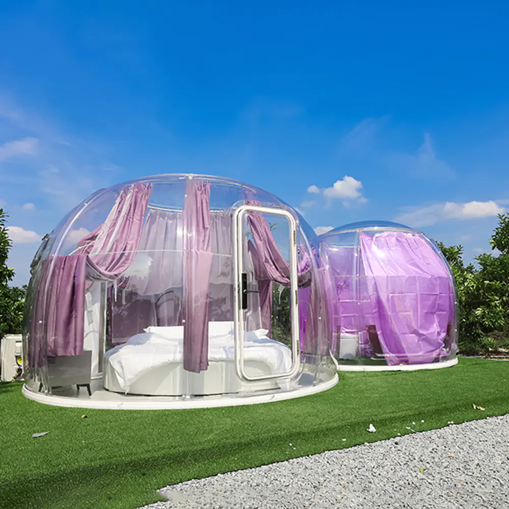 FEAMONT Custom Beautiful Design Transparent Clear Dome Houses Smart Star Room bubble dome tent